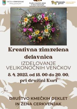 kreativna zimzelena delavnica
